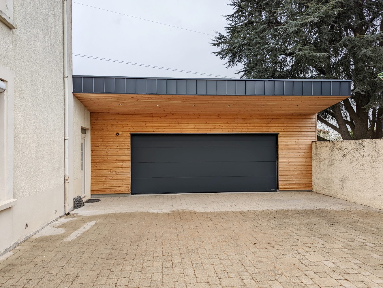 Extension Garage Ossature Bois - Vertou (44) - Vue 6