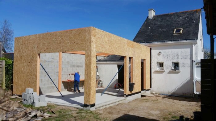 Construction extension bois 40 m² à Piriac-sur-Mer (44) - Vue 2